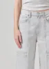 Gianna Seamed Cropped Baggy in Heather Grey sold by Citizens Of Humanity