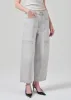 Gianna Seamed Cropped Baggy in Heather Grey sold by Citizens Of Humanity