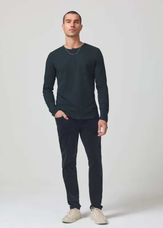 London Tapered Slim Velvet in Caper sold by Citizens Of Humanity