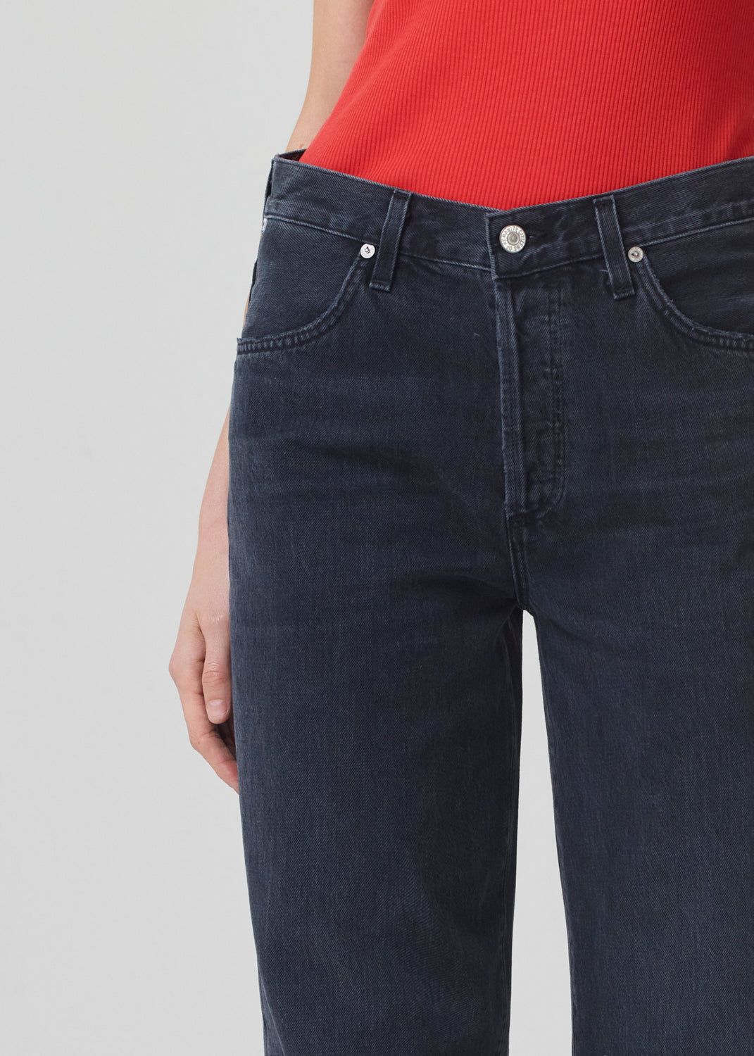 Annina High Rise Wide Leg 30" in Fade To Black sold by Citizens Of Humanity product image thumbnail 5