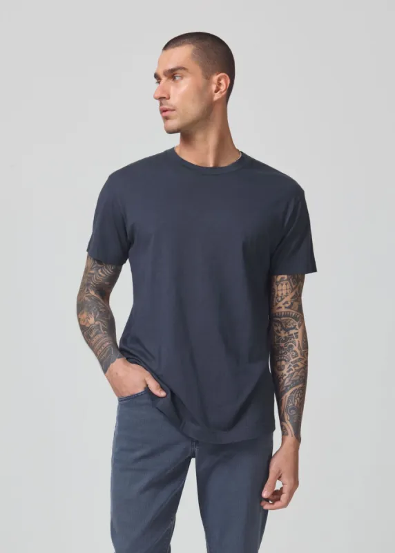 Everyday Short Sleeve Tee in Charcoal made by Citizens Of Humanity