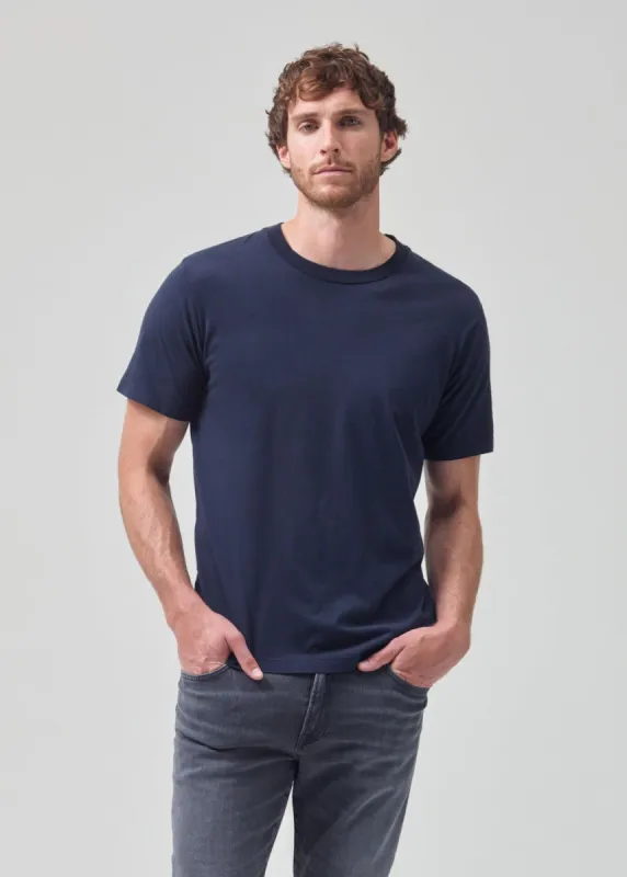 Everyday Short Sleeve Tee in Dark Navy sold by Citizens Of Humanity