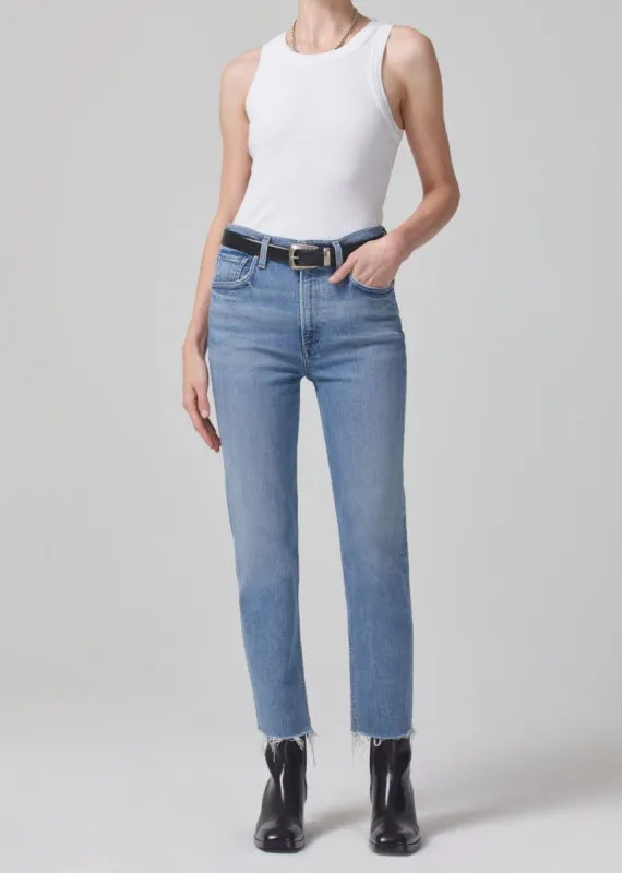 Daphne Crop High Rise Stovepipe in Pegasus sold by Citizens Of Humanity