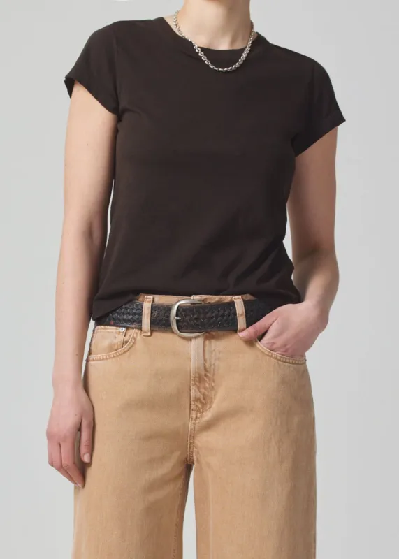 Juliette Slim T-Shirt in Wood sold by Citizens Of Humanity