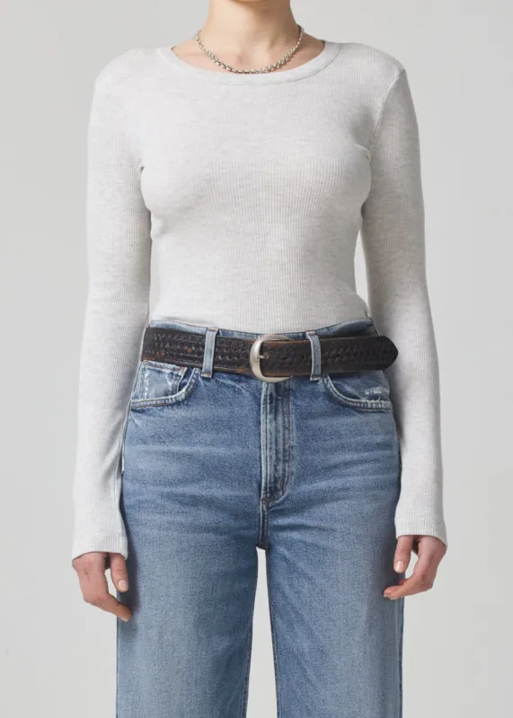 Adeline Top in Heather Grey sold by Citizens Of Humanity