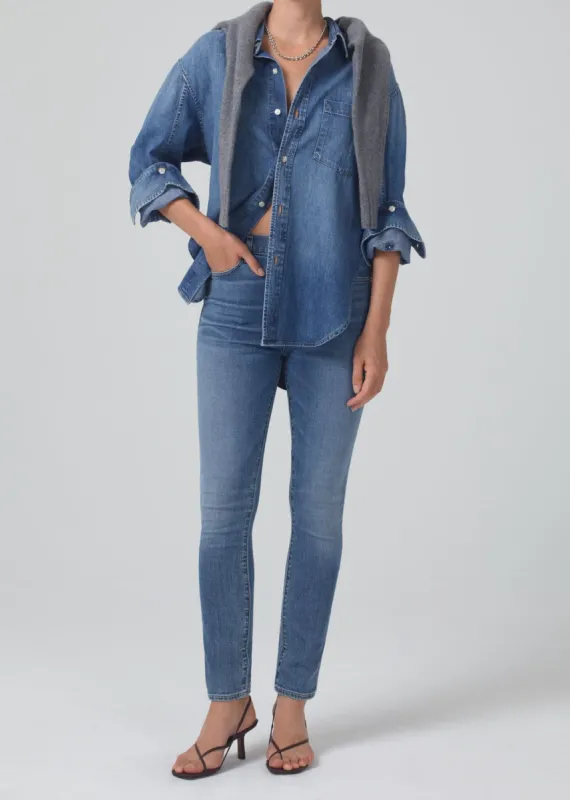 Olivia High Rise Slim 29" in Lawless sold by Citizens Of Humanity