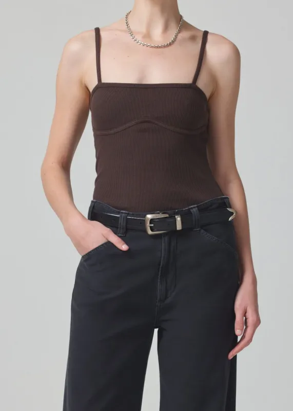 Liza Cami in Fig sold by Citizens Of Humanity