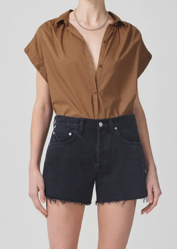 Penny Short Sleeve Blouse in Malt Ball sold by Citizens Of Humanity