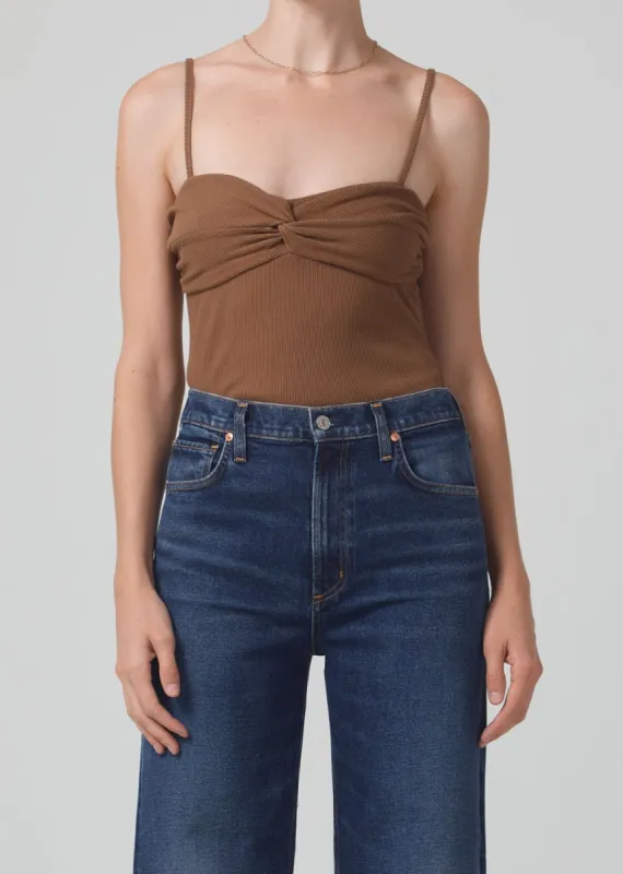 Emi Twist Tank in Malt Ball sold by Citizens Of Humanity