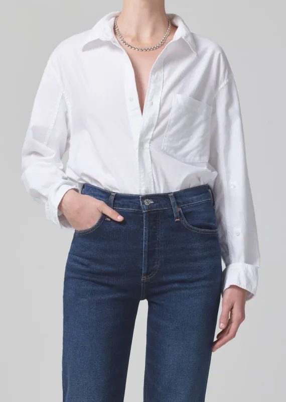 Kayla Shirt in Oxford White sold by Citizens Of Humanity