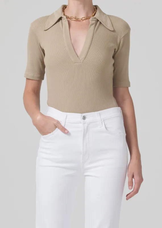 Liu Bodysuit in Affogato sold by Citizens Of Humanity
