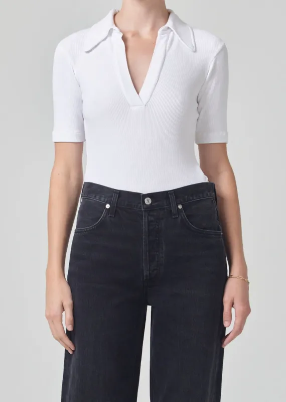 Liu Bodysuit in White sold by Citizens Of Humanity