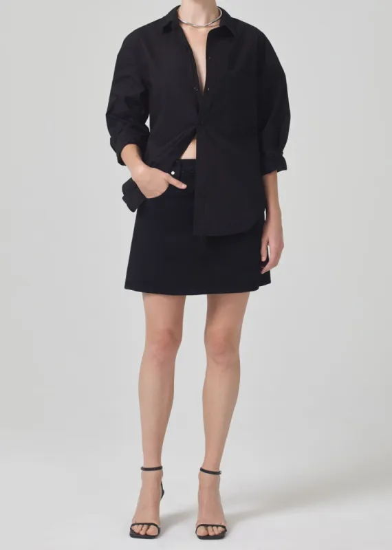 Eden A-Line Mini Skirt in Ember sold by Citizens Of Humanity