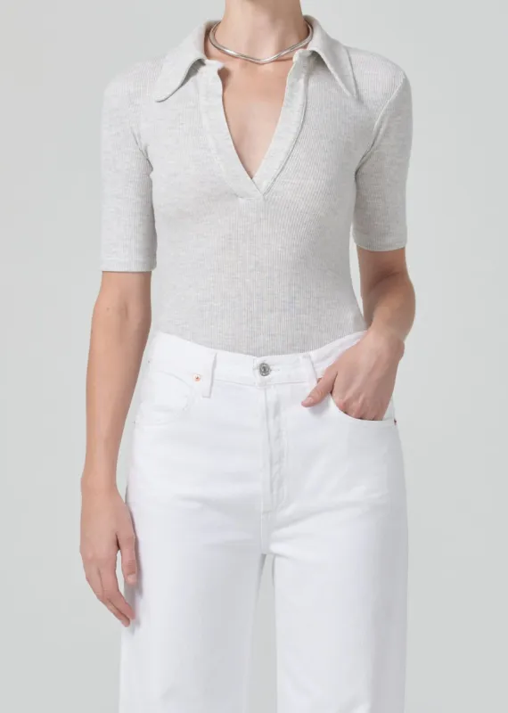 Liu Bodysuit in Heather Grey sold by Citizens Of Humanity