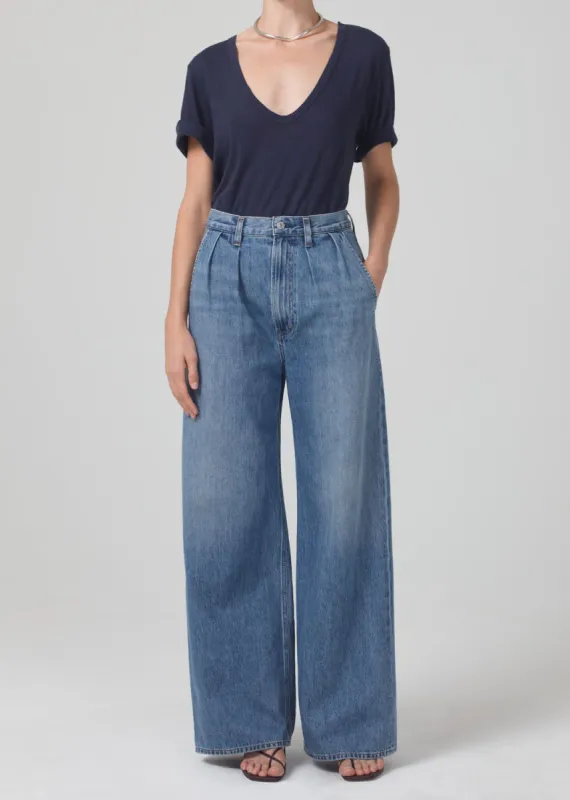 Maritzy Pleated Trouser - H Pocket in Mojo sold by Citizens Of Humanity