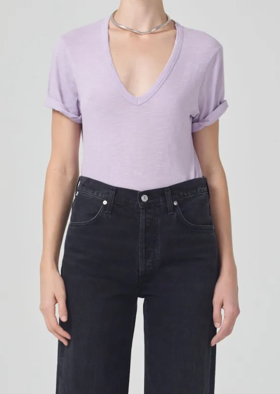 Cecilie V-Neck in Lavender sold by Citizens Of Humanity