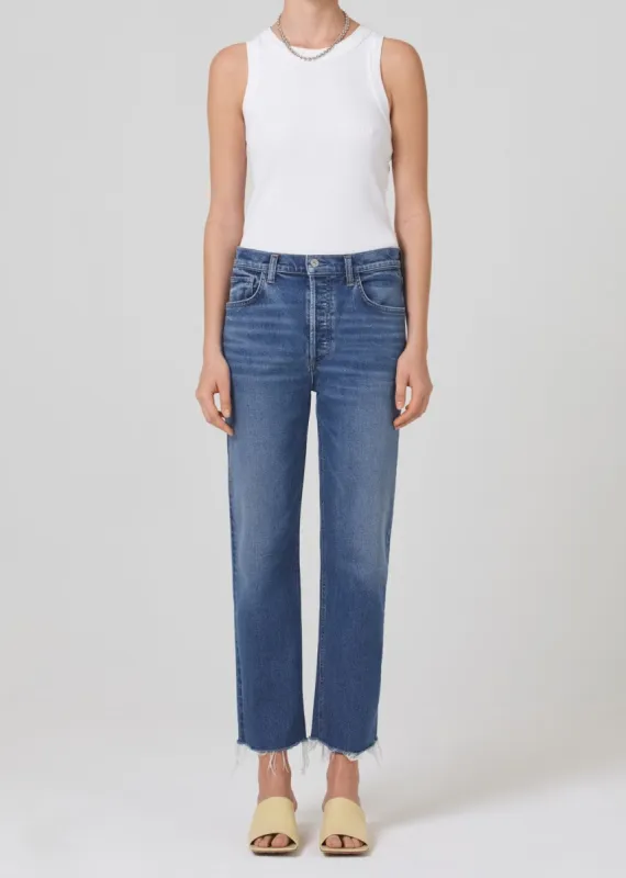 Florence Wide Straight in Blue Lotus sold by Citizens Of Humanity