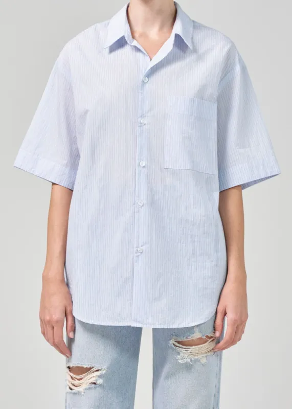 Luisa Camp Shirt in Day Break sold by Citizens Of Humanity