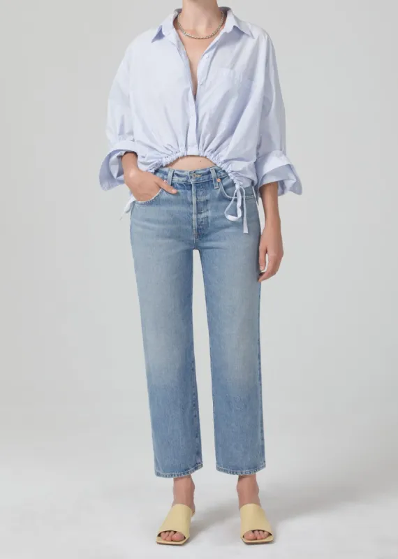 Emery Crop Relaxed Straight in Daydream sold by Citizens Of Humanity