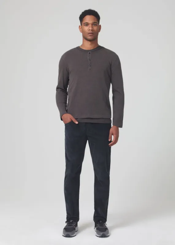 Gage Classic Straight Corduroy in Washed Black sold by Citizens Of Humanity