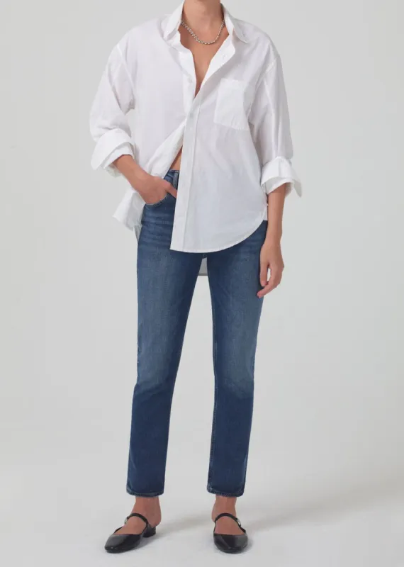 Charlotte High Rise Straight in Delphi sold by Citizens Of Humanity