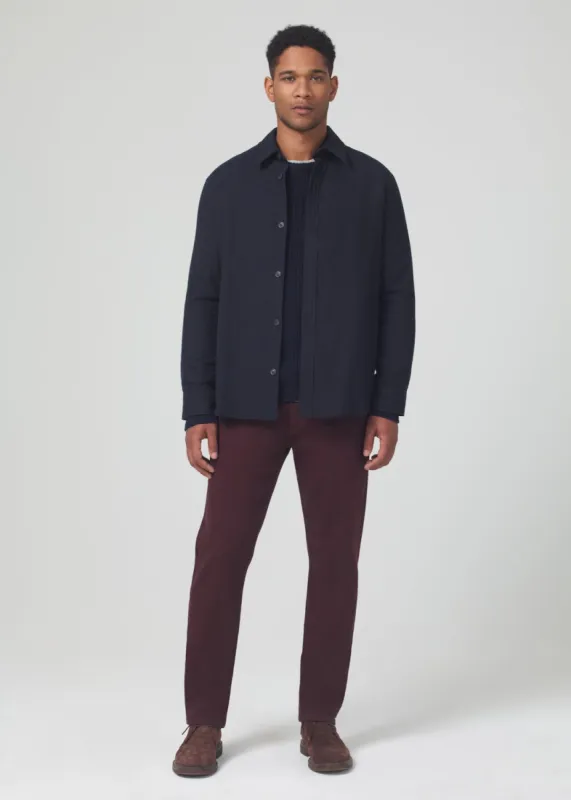 Gage Classic Straight 4 Way Stretch Twill in Plum sold by Citizens Of Humanity