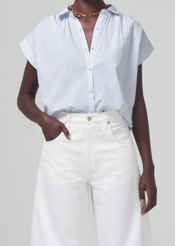 Penny Short Sleeve Blouse in Daybreak sold by Citizens Of Humanity