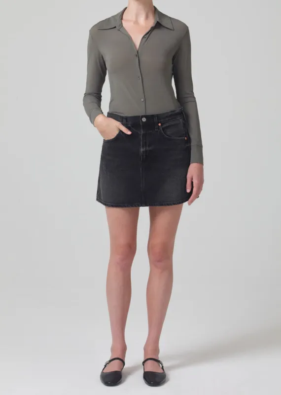 Beatnik Mini Skirt in Trumpet sold by Citizens Of Humanity