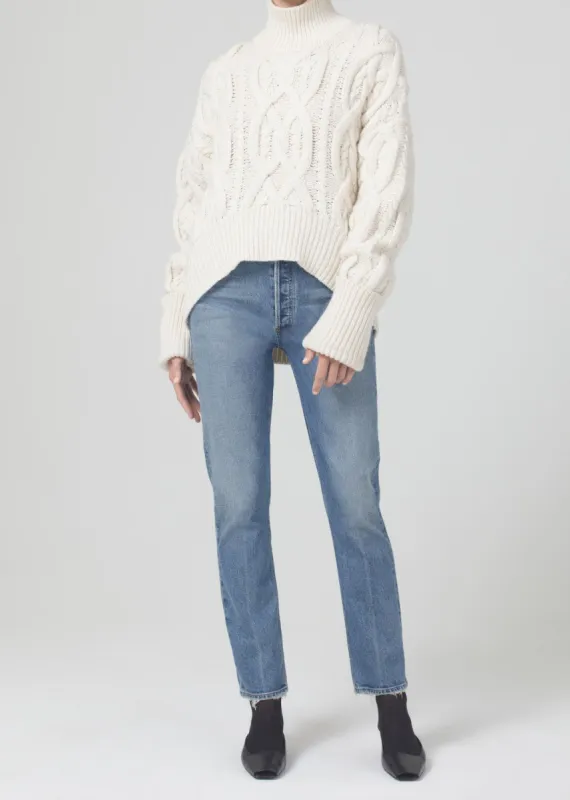 Charlotte High Rise Straight in Dimple sold by Citizens Of Humanity