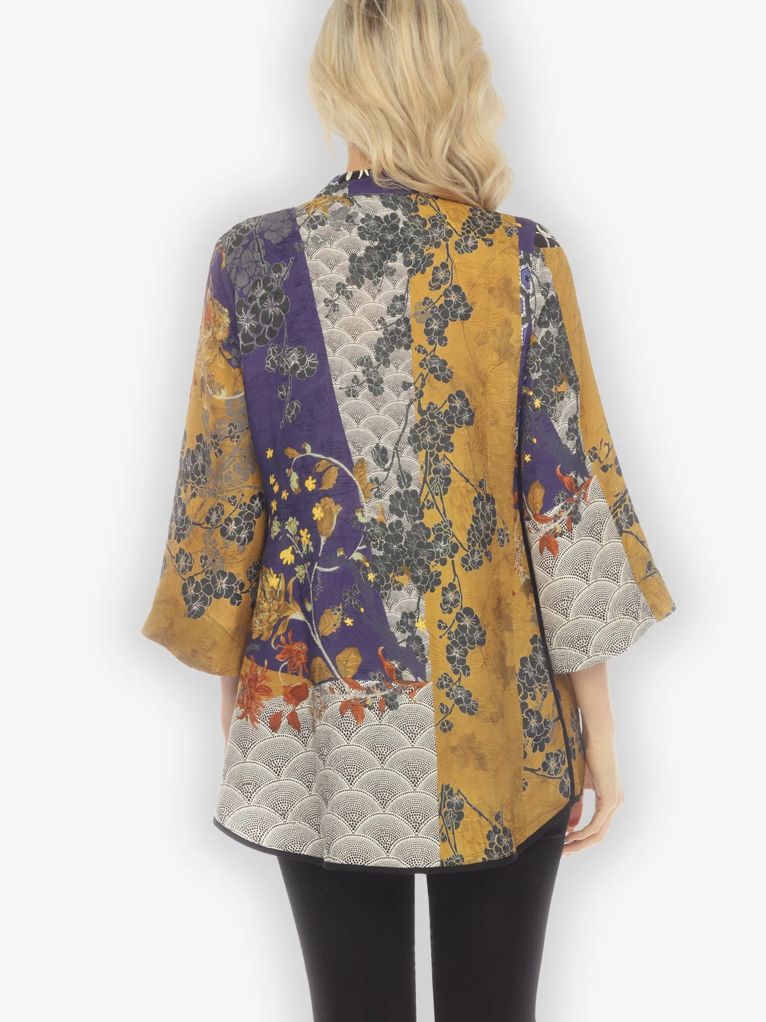 Bohemian Mixed Art Tummy Tuck Shirt sold by Citron product image thumbnail 3