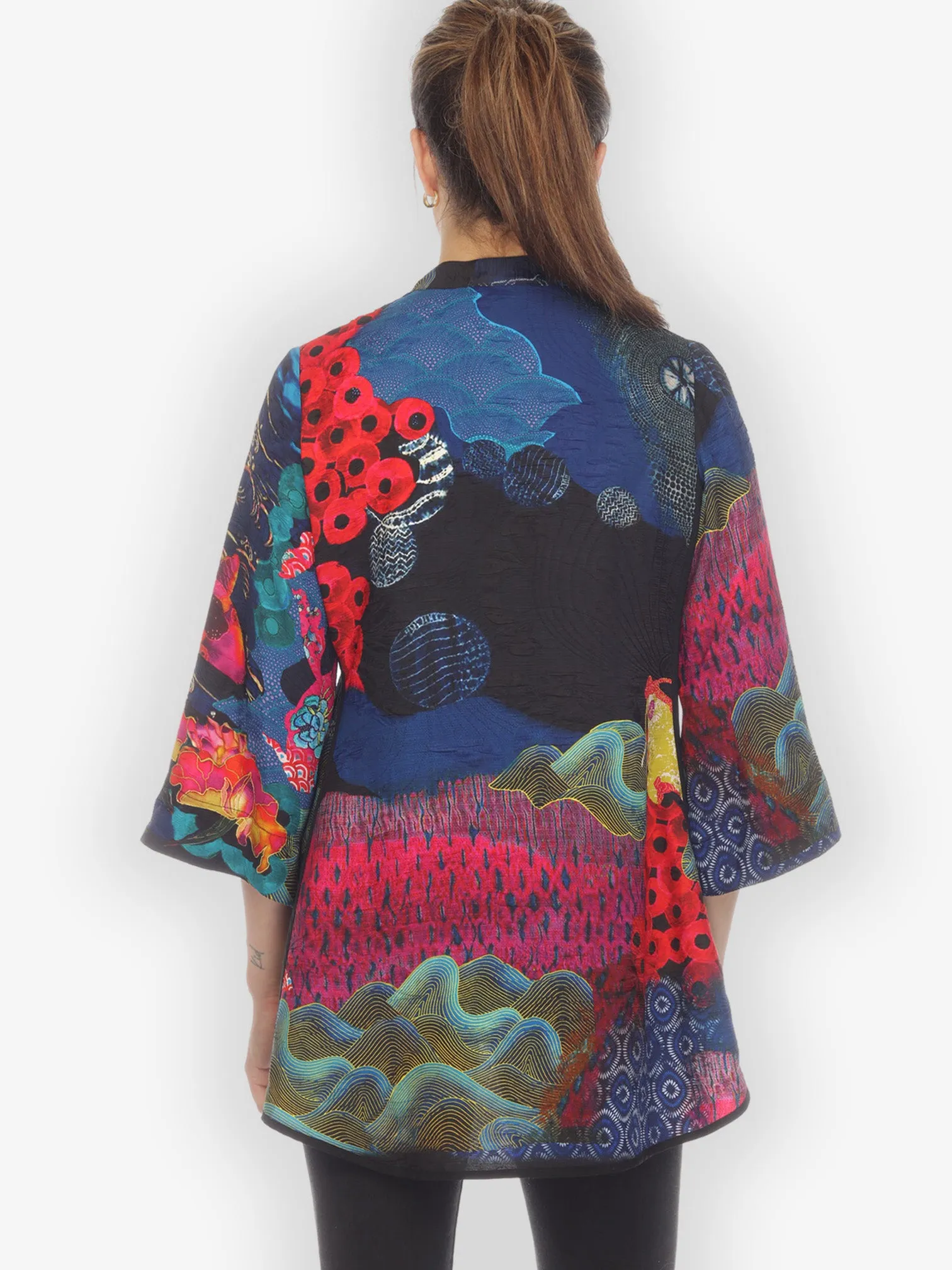 Royal Koi Pond Tummy Tuck Blouse sold by Citron product image thumbnail 3