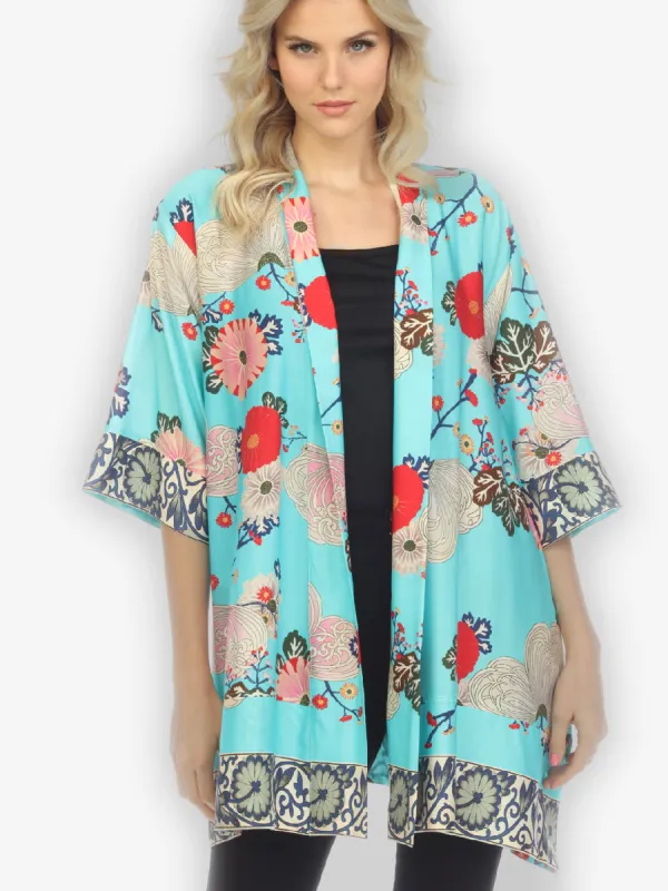 Fabulous Kindly Floral Rayon Kimono sold by Citron