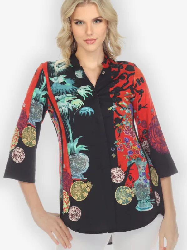 Landscape Mono Tree Tummy Tuck Shirt sold by Citron