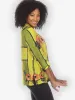 Flower on Lemon Silk Blouse sold by Citron
