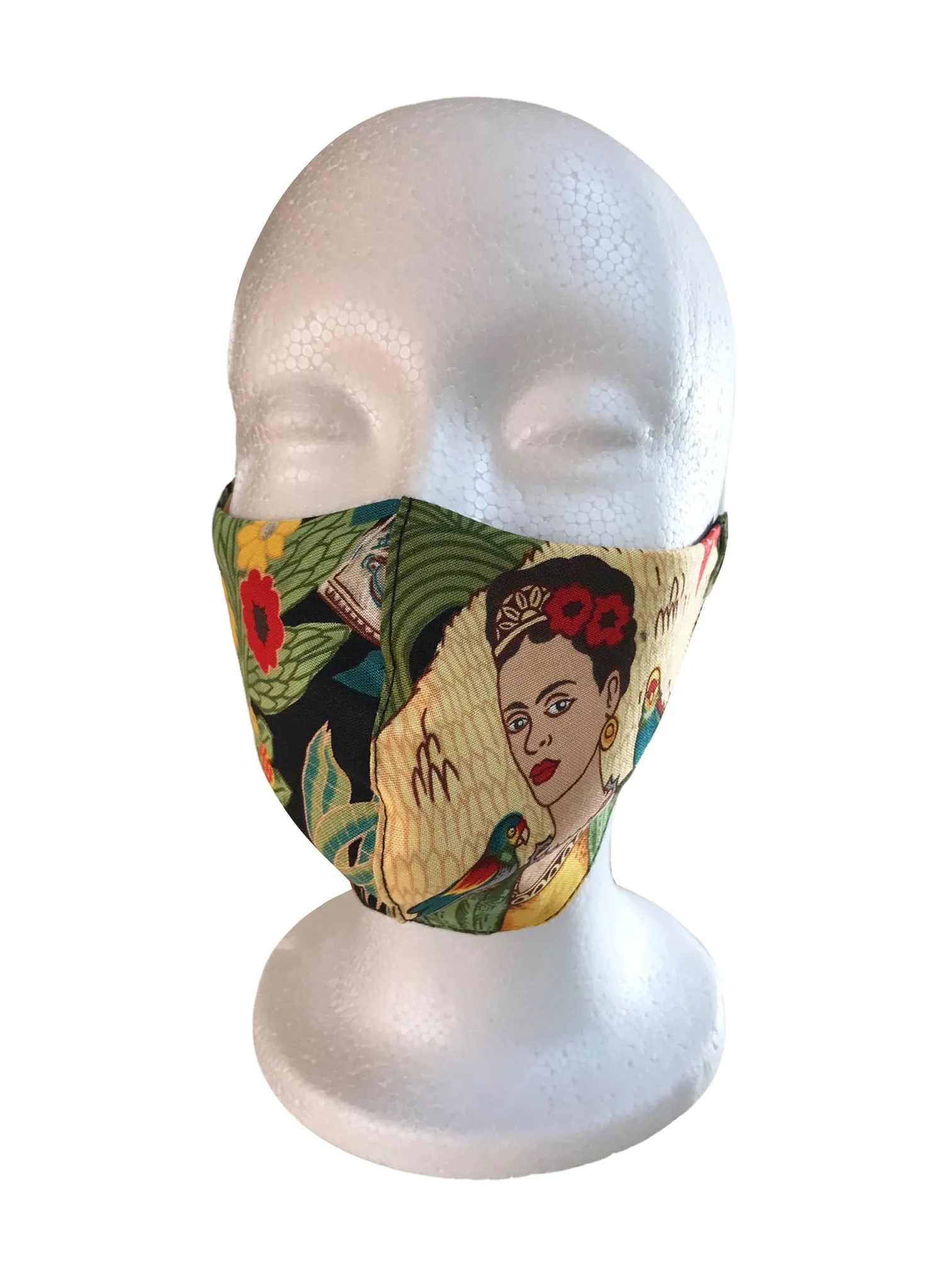 Citron Frida Khalo Print Cotton Mask sold by Citron