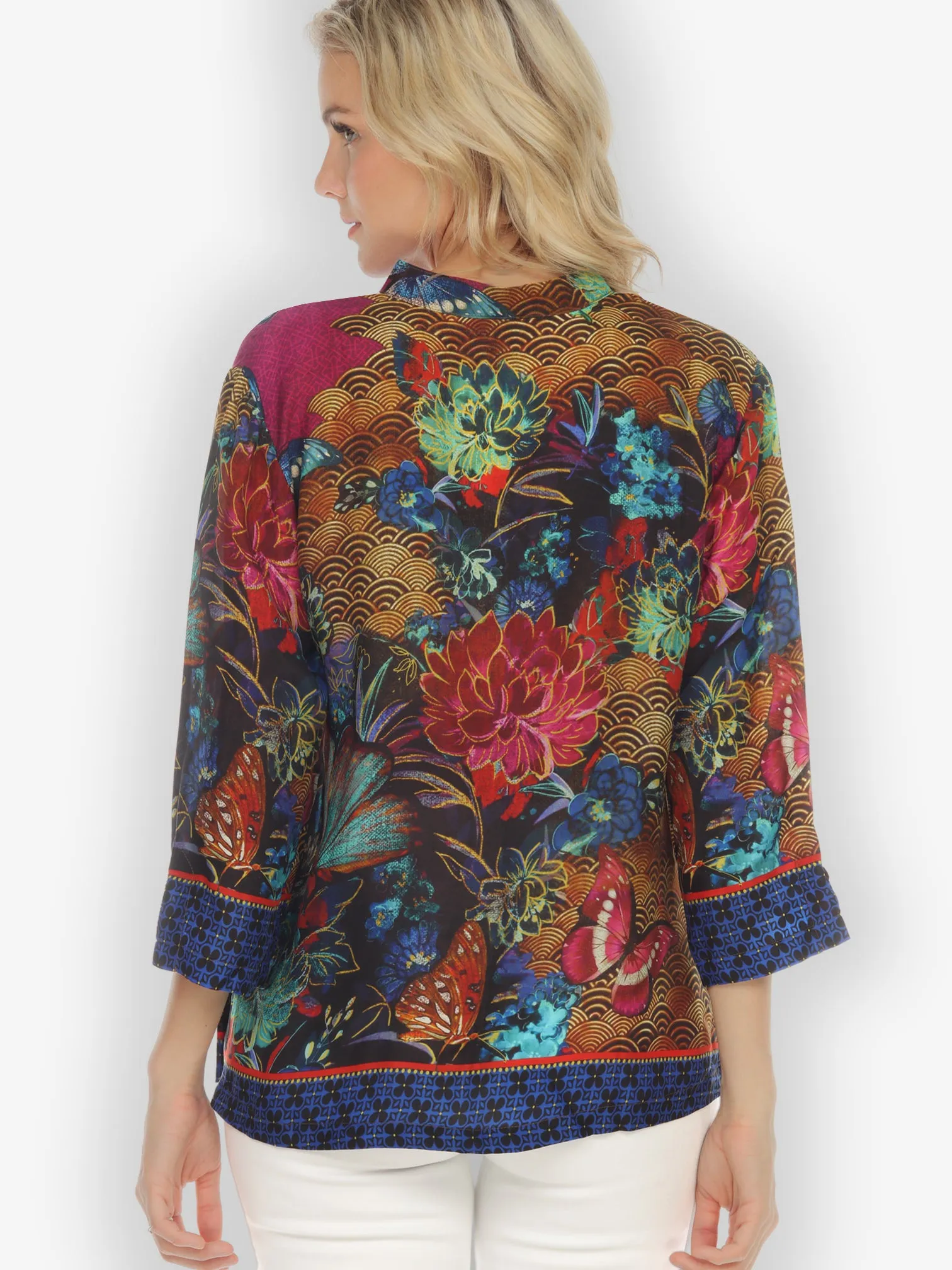 Magical Butterfly Cupro Blouse sold by Citron product image thumbnail 3