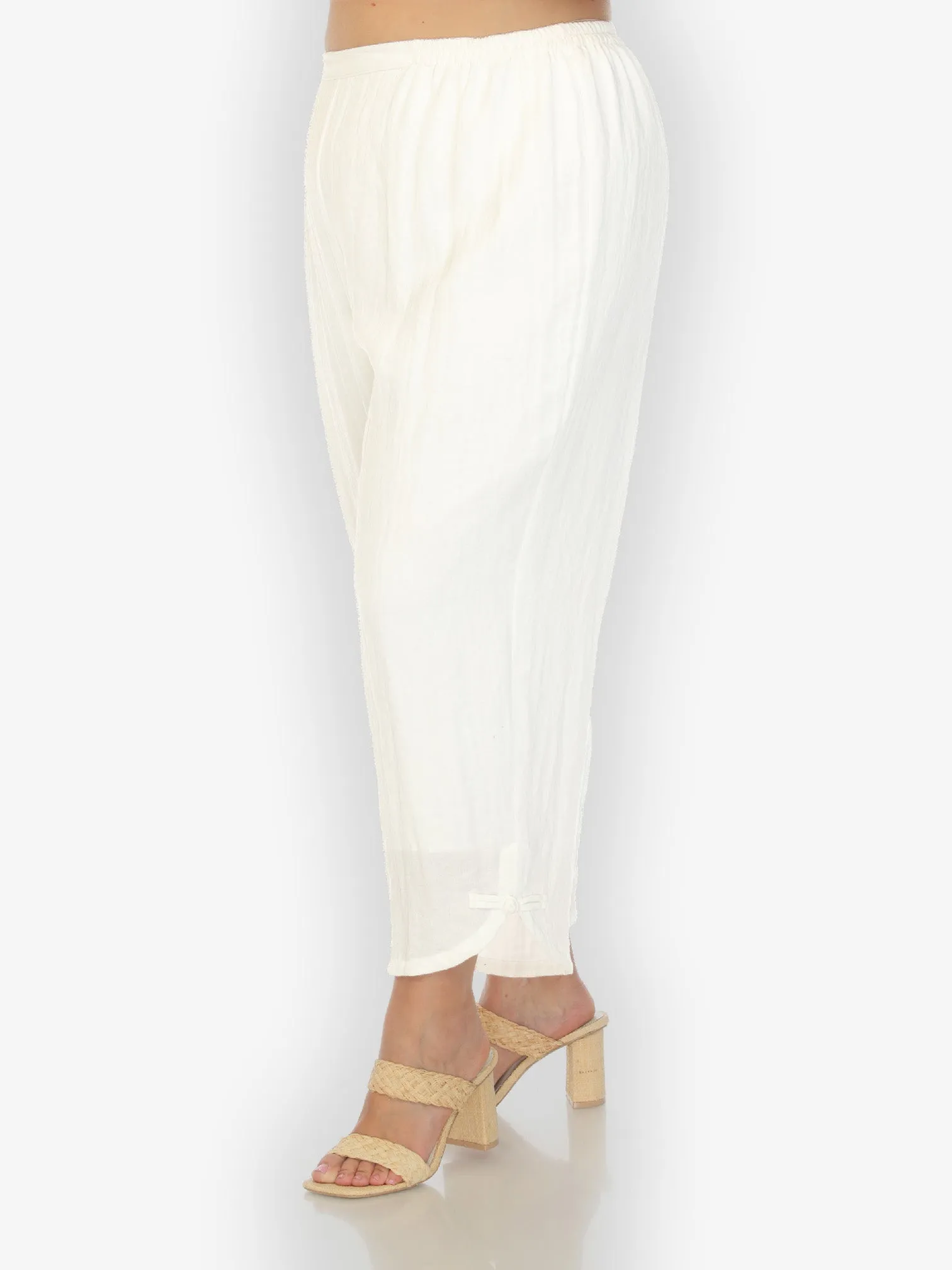 Cropped Pant with Frog Detail sold by Citron product image thumbnail 3