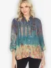 Fabulous Flowers Forever Tie Dye Blouse sold by Citron