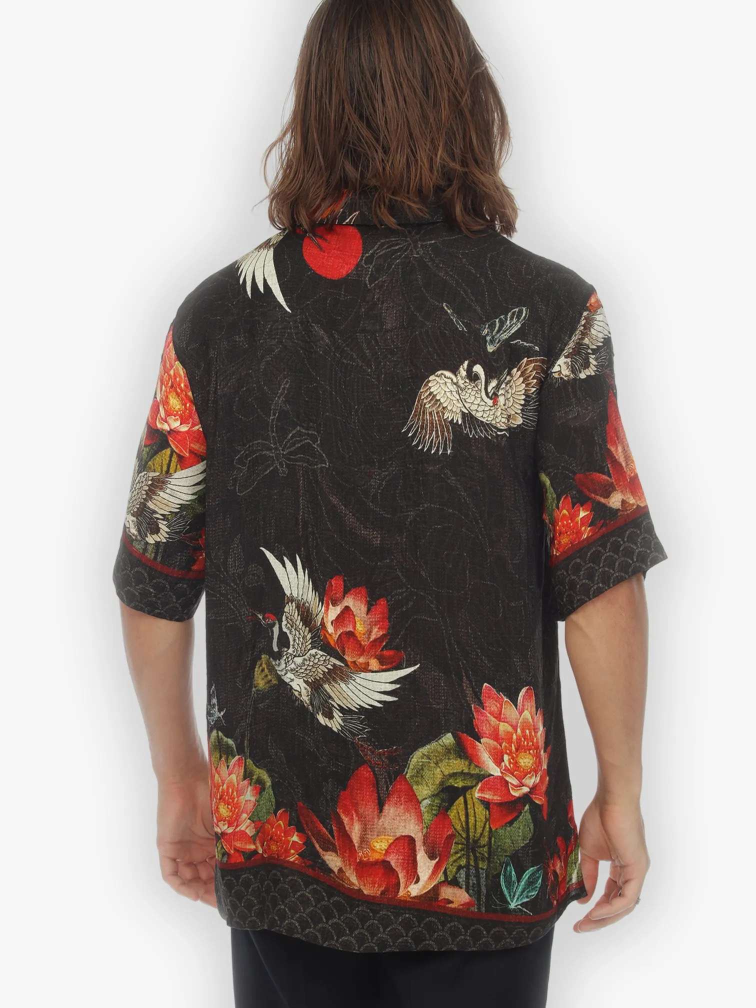 Tacco Crane Men’s Silk Shirt sold by Citron product image thumbnail 2