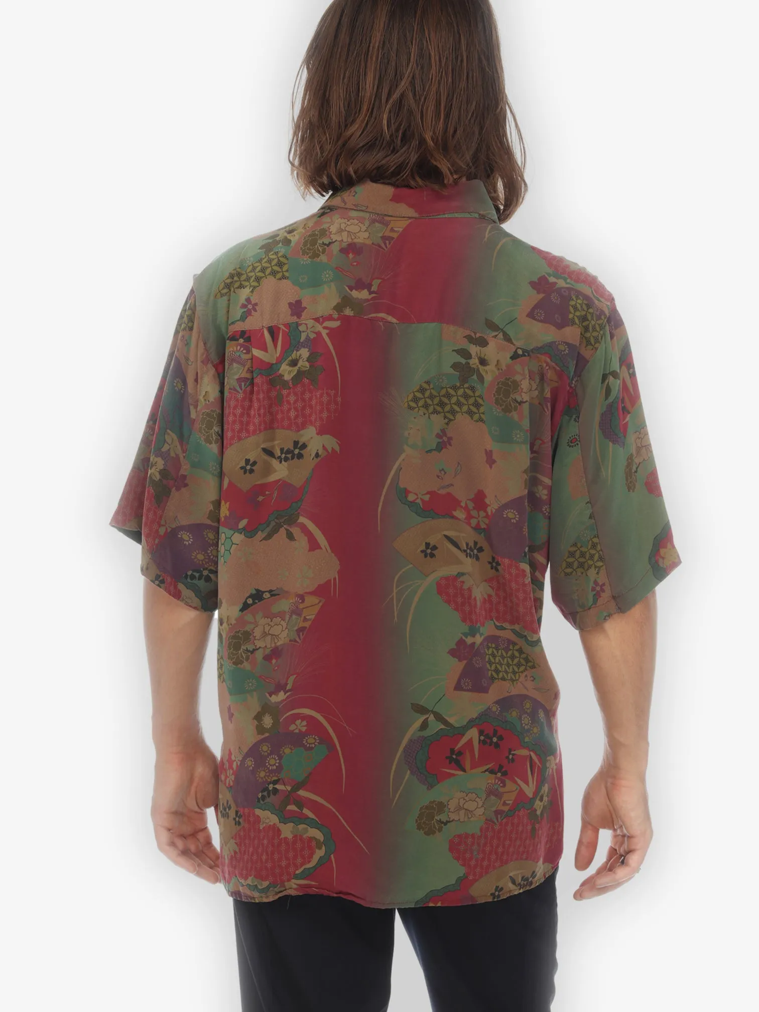 Vintage Japanese Men’s Silk Shirt sold by Citron product image thumbnail 2