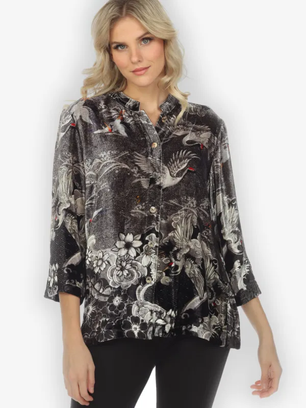 Classic Citron Style Velvet Blouse sold by Citron