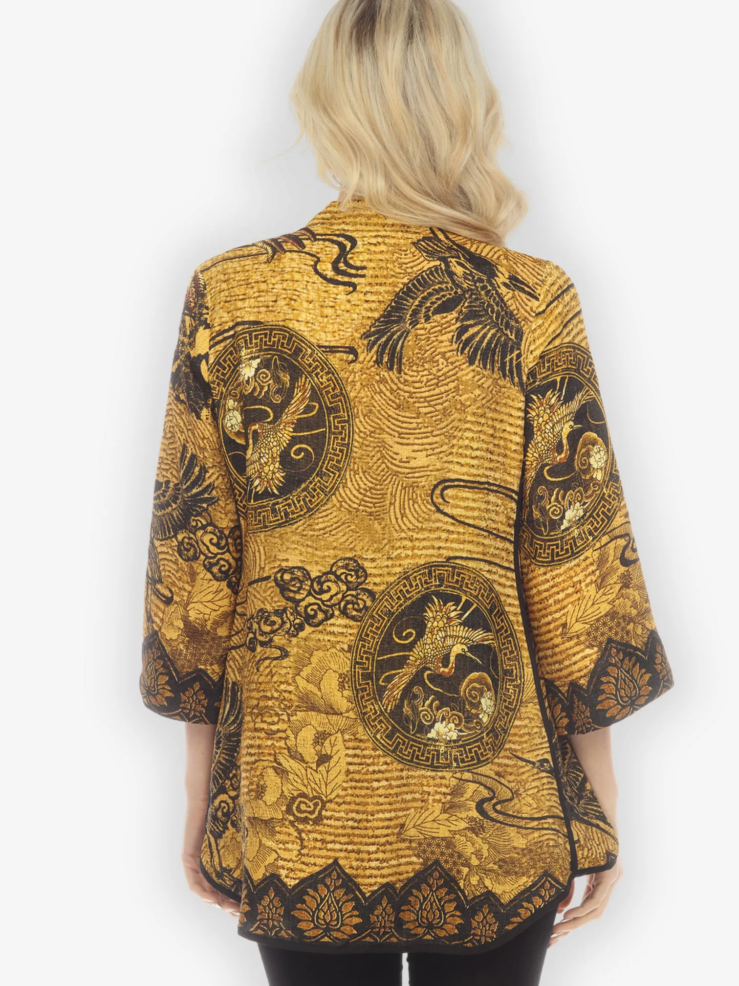 Elegant Crane Design Tummy Tuck Shirt sold by Citron product image thumbnail 3