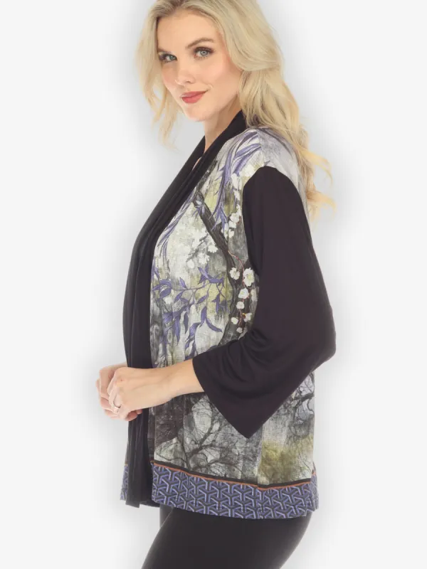 Blossom Sakura Tree in Olive Cardigan sold by Citron