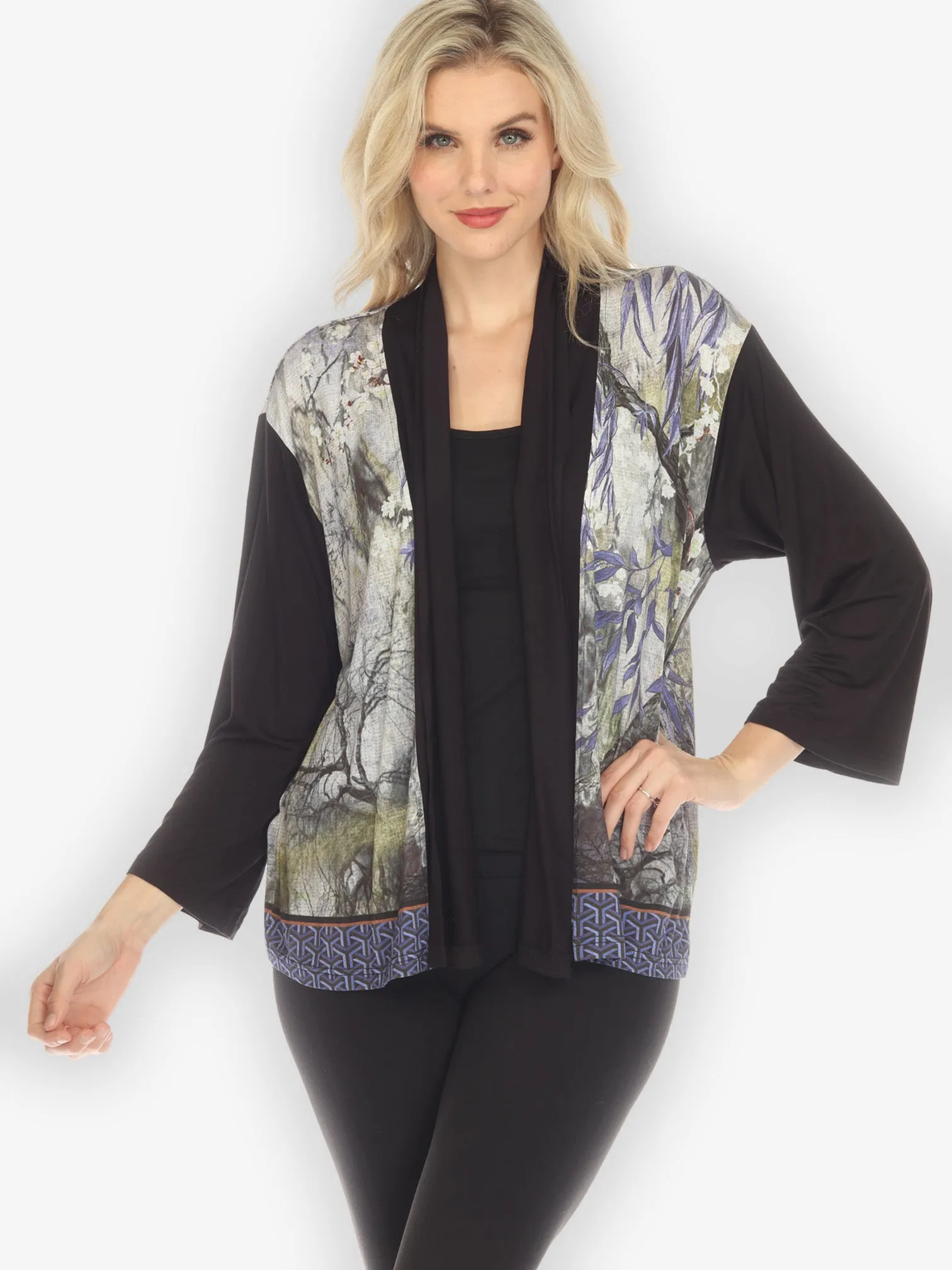 Blossom Sakura Tree in Olive Cardigan sold by Citron product image thumbnail 2