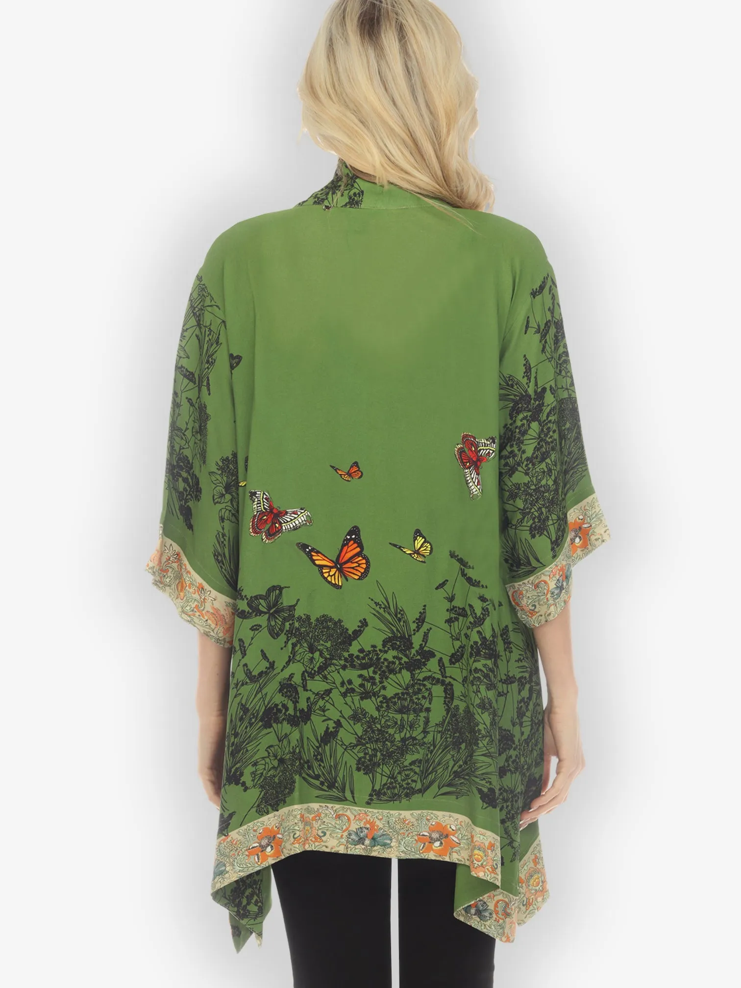 Wild Field Butterfly Kimono Jacket sold by Citron product image thumbnail 3