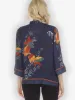Good Luck Fish Silk Blend Blouse sold by Citron