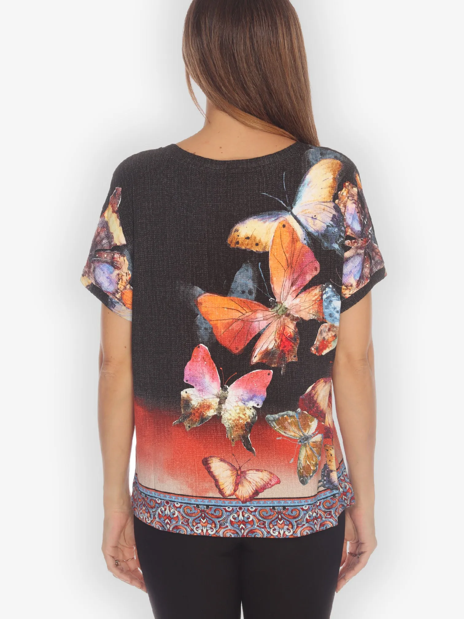 Vintage Butterfly Cap Sleeves Tee sold by Citron product image thumbnail 2