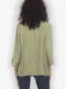 Solid Olive Silk Blouse sold by Citron