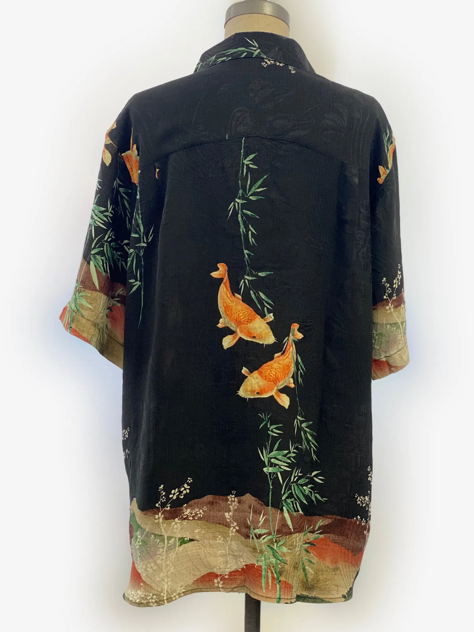 Koi Design Men’s Silk Blend Shirt sold by Citron product image thumbnail 3