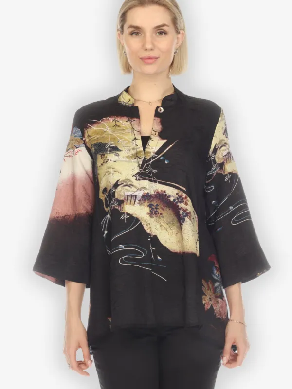 Butterfly Landscape Placement Blouse sold by Citron